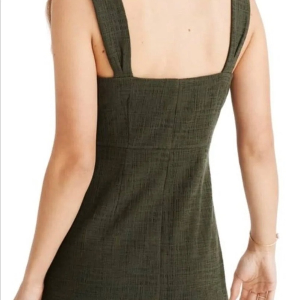 Madewell Texture And Thread Button Front Tank Dre… - image 2